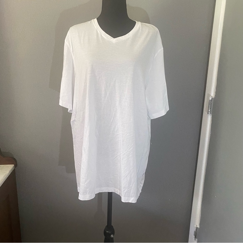 Autograph Supima Cotton V Neck Tee‎ Mens Size 3XL NWOT